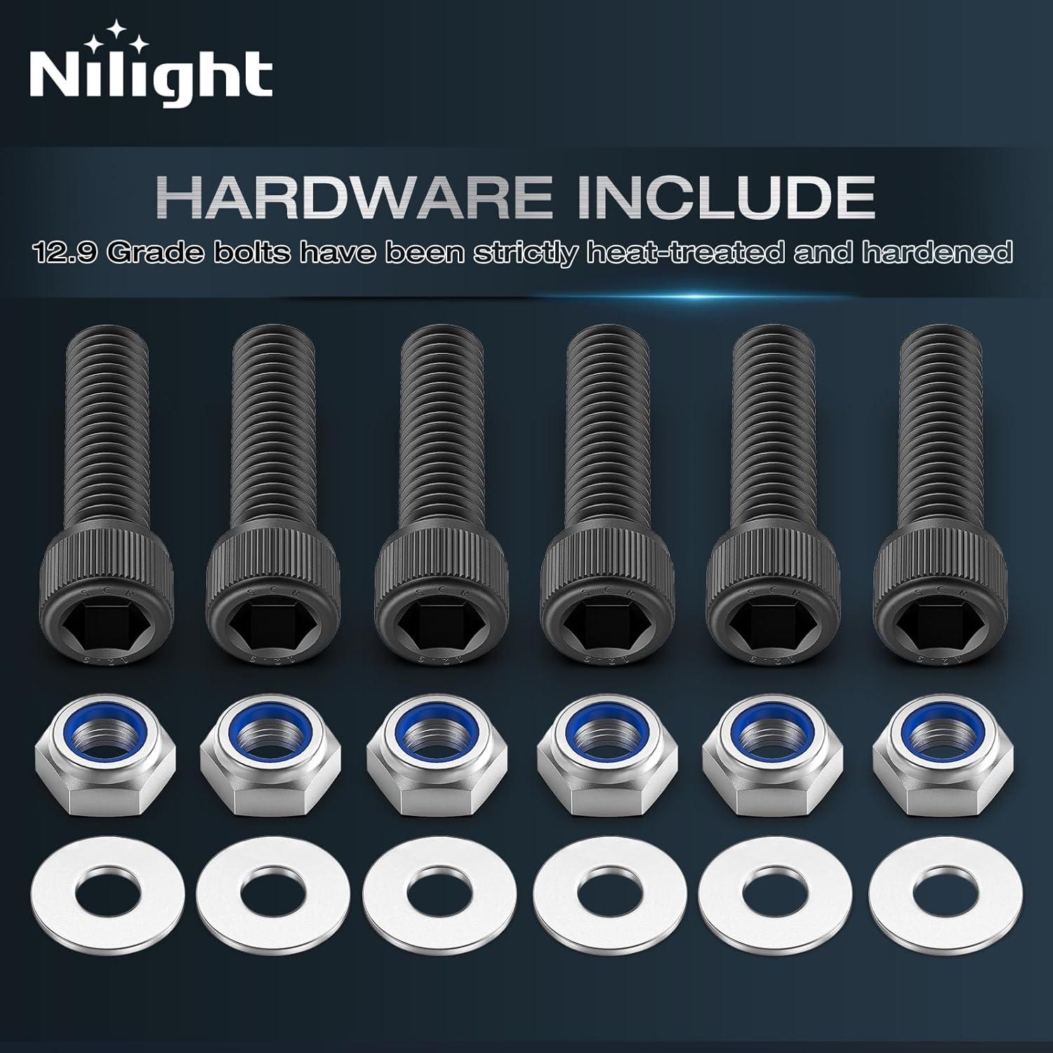 imageNilight 25inch Leveling Lift Kit for 2019 2020 2021 2022 Ford Ranger 2WD 4WD Front Raise Suspension Strut SpacersDodge Ram 1500 4WD 20062023