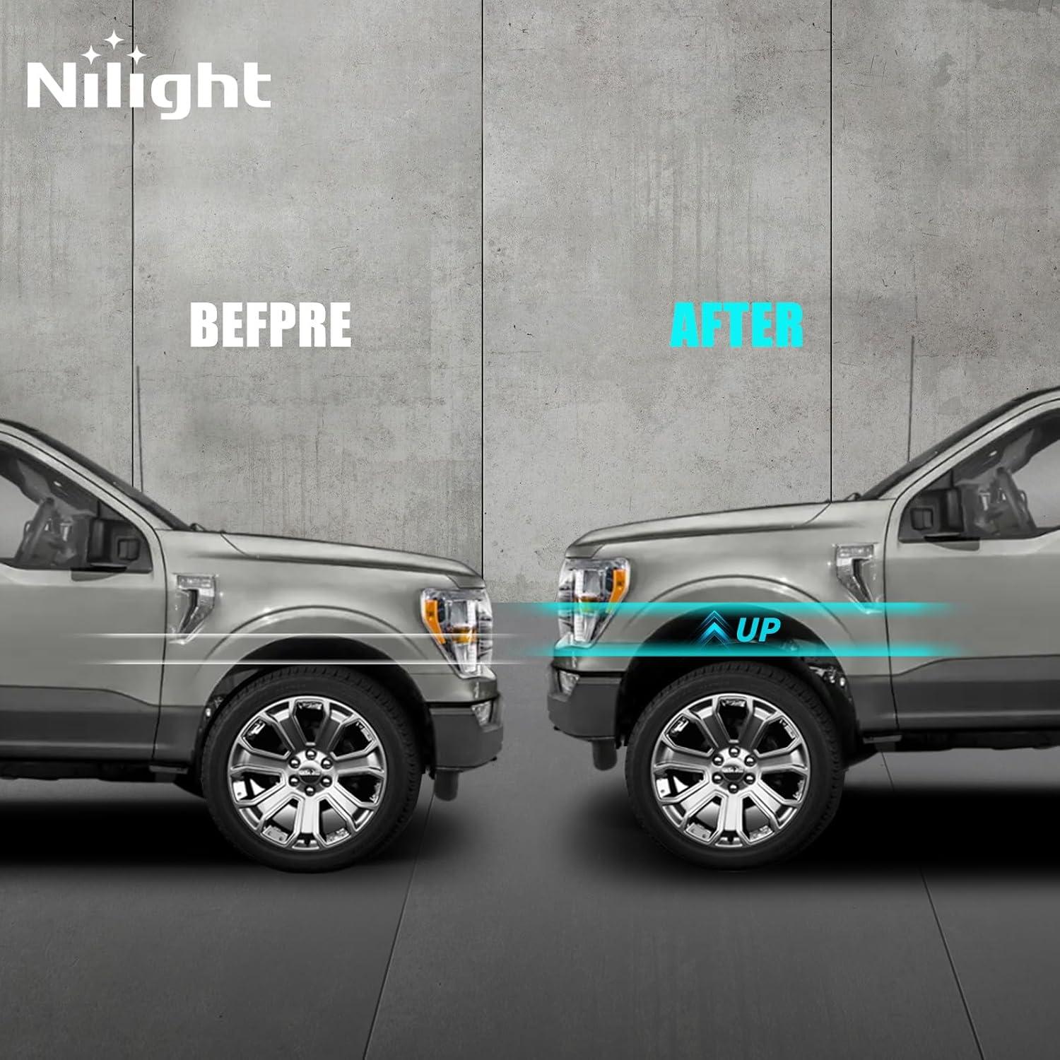 imageNilight 25inch Leveling Lift Kit for 2019 2020 2021 2022 Ford Ranger 2WD 4WD Front Raise Suspension Strut SpacersFord F150 20042023