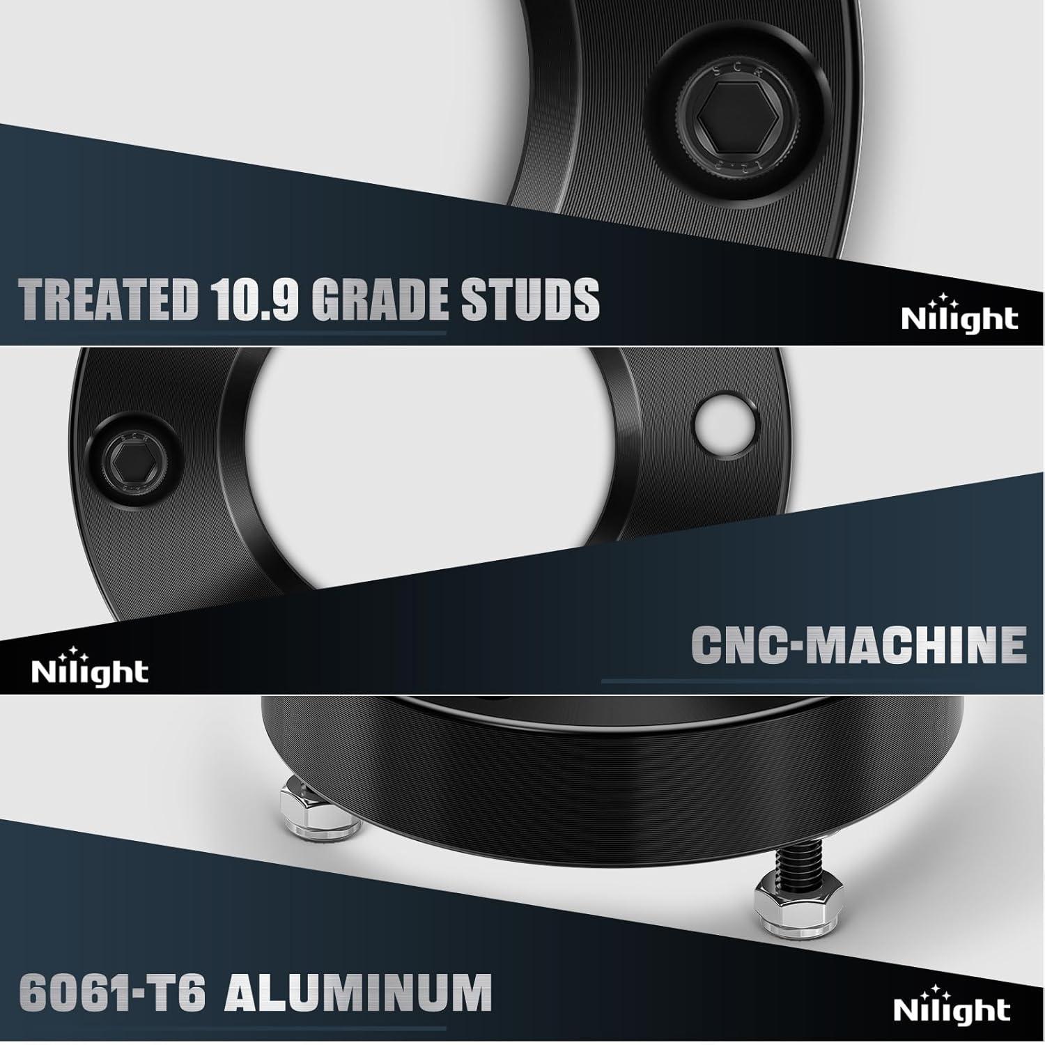 imageNilight 25inch Leveling Lift Kit for 2019 2020 2021 2022 Ford Ranger 2WD 4WD Front Raise Suspension Strut SpacersFord Ranger 2WD4WD 20192022