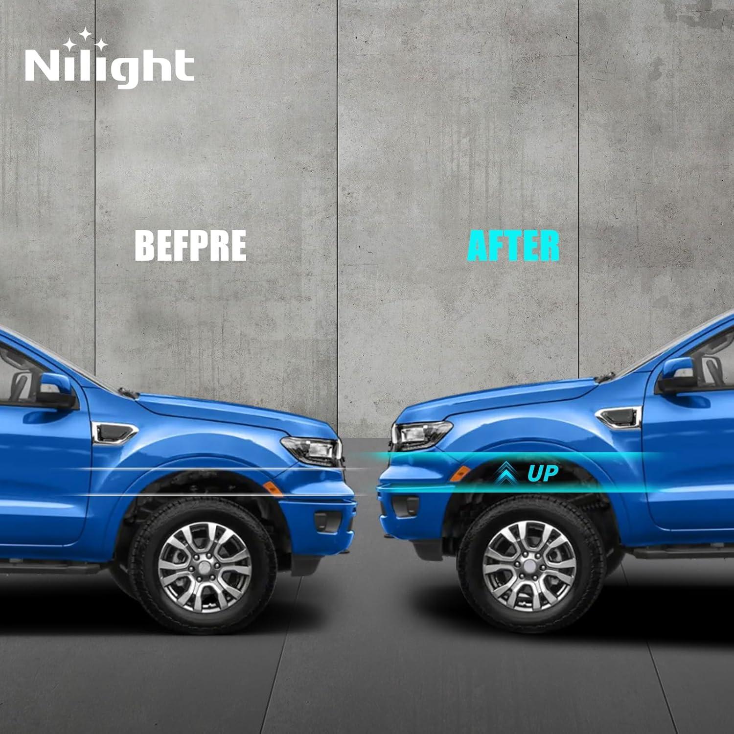 imageNilight 25inch Leveling Lift Kit for 2019 2020 2021 2022 Ford Ranger 2WD 4WD Front Raise Suspension Strut SpacersFord Ranger 2WD4WD 20192022