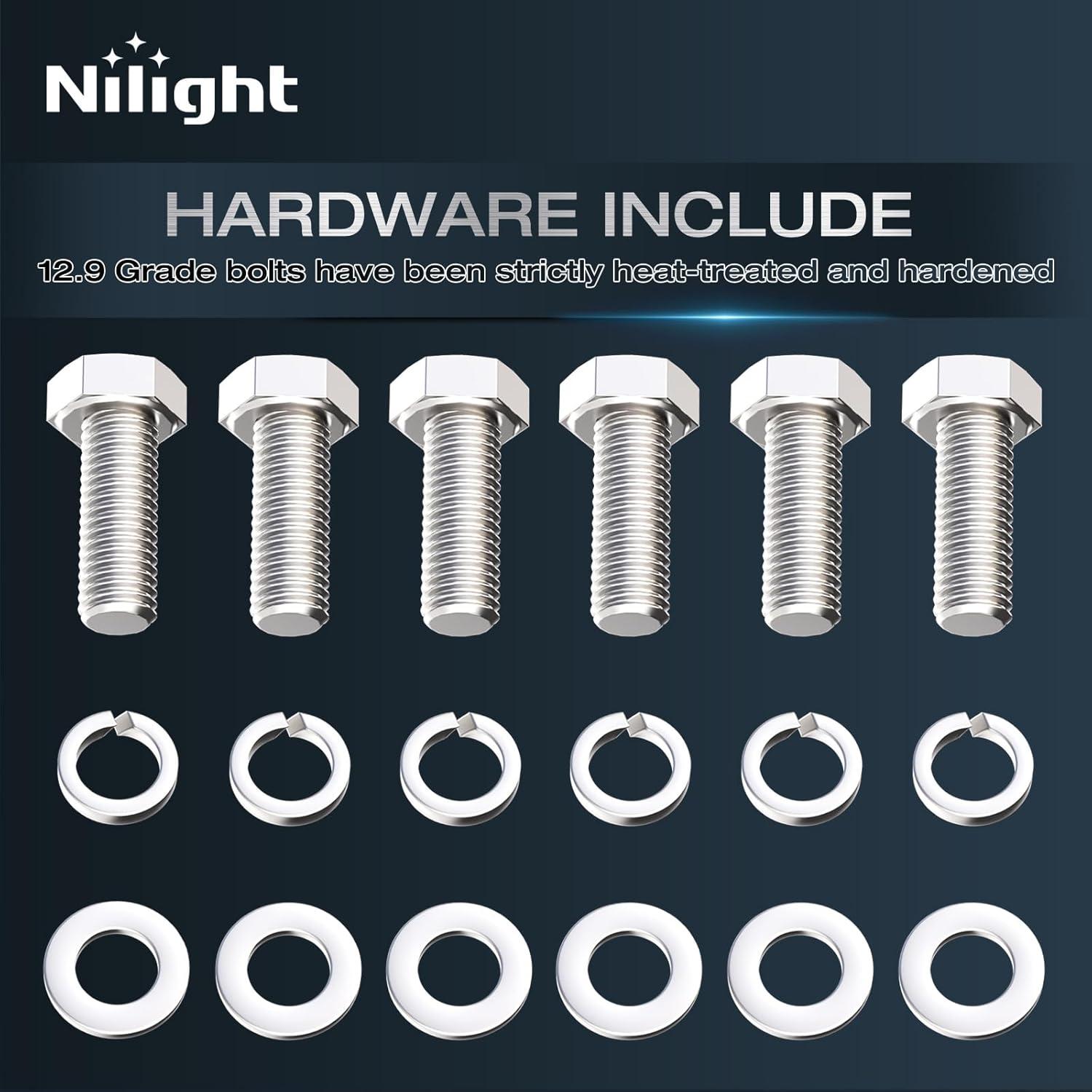 imageNilight 25inch Leveling Lift Kit for 2019 2020 2021 2022 Ford Ranger 2WD 4WD Front Raise Suspension Strut SpacersToyota Tacoma 20052023