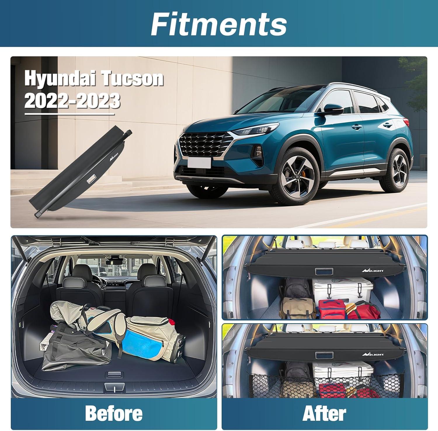 imageNilight Cargo Cover Fit for Toyota RAV4 2019 2020 2021 2022 2023 2024 2025 Retractable Privacy Security Shield Shade Rear Trunk Cover with Trunk Storage Net20212025 Hyundai Tucson