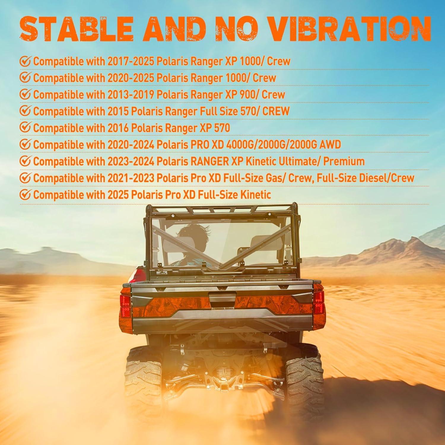 imageNilight Golf Cart Windshield for Front Window Foldable Windproof UV Protection Compatible with Club Car Precedent Gas or Electric 2004Up Scratch and Impact Resistant Clear AcrylicClearPolaris Ranger 20172025