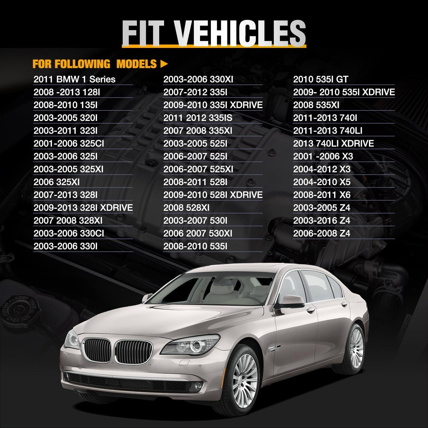 imageNilight Ignition Coil Pack UF413 Fit for Chevy Silverado 1500 2500 HD Tahoe Suburban Avalanche Express Corvette Camaro Impala GMC Yukon Cadillac Escalade Pontiac 53 60L V8 EngineOE 126114248 PcsFit BMW 20012013