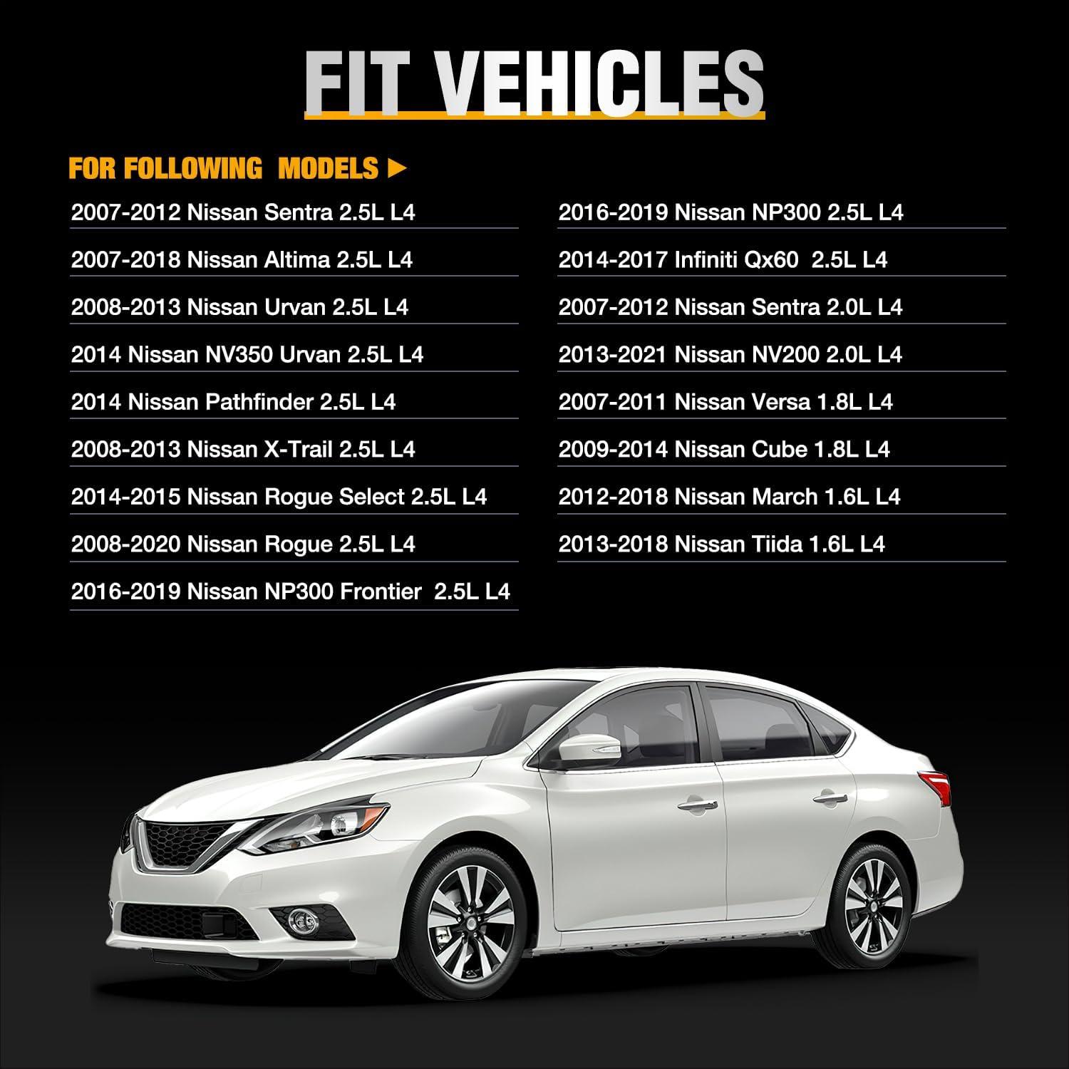 imageNilight Ignition Coil Pack UF413 Fit for Chevy Silverado 1500 2500 HD Tahoe Suburban Avalanche Express Corvette Camaro Impala GMC Yukon Cadillac Escalade Pontiac 53 60L V8 EngineOE 126114248 PcsFit Nissan 20072018