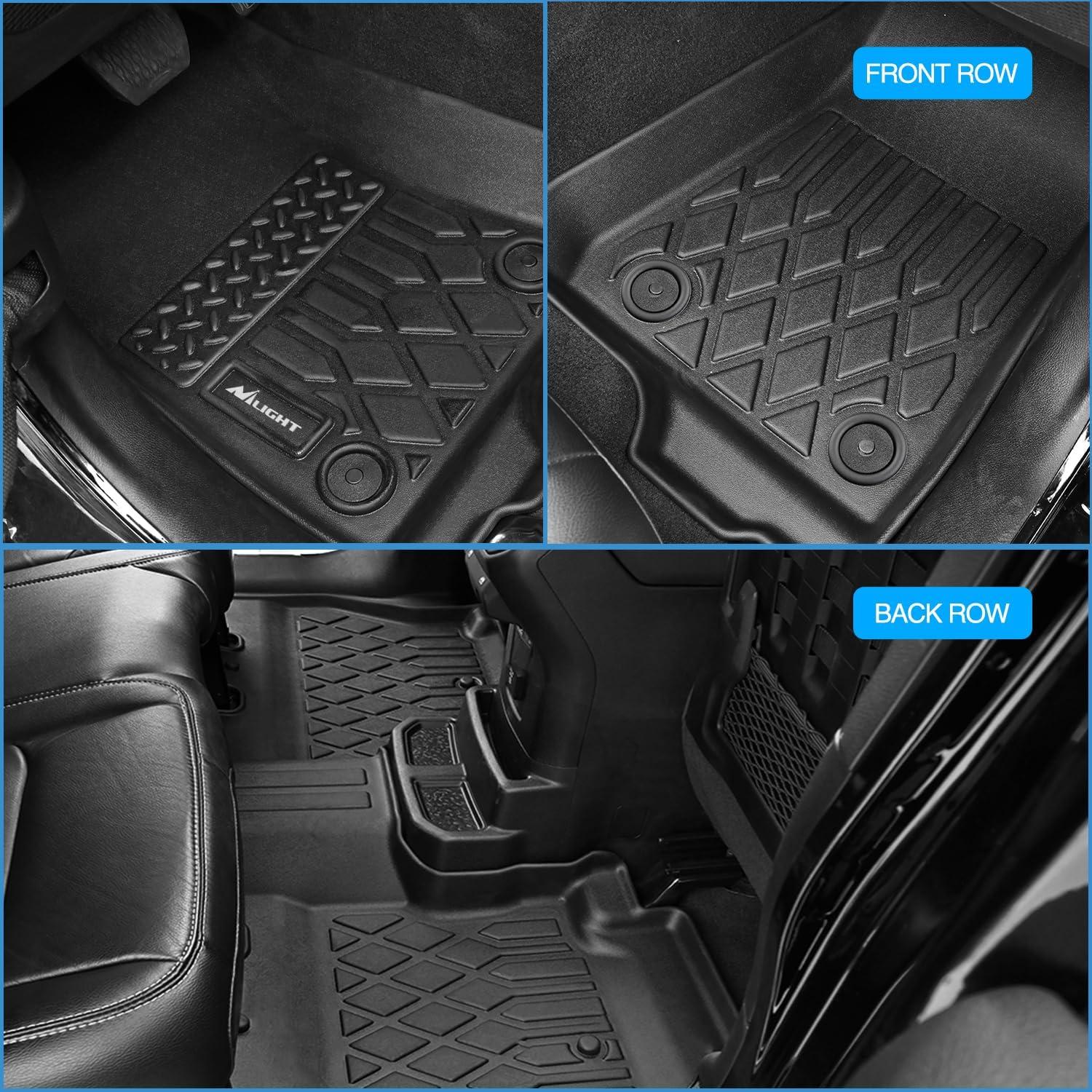 imageNilight TPE Floor Mats for Ford Edge 2015 2016 2017 2018 2019 2020 2021 2022 2023 2024 2025 All Weather Custom Fit Heavy Duty Floor Liners20152024 Edge