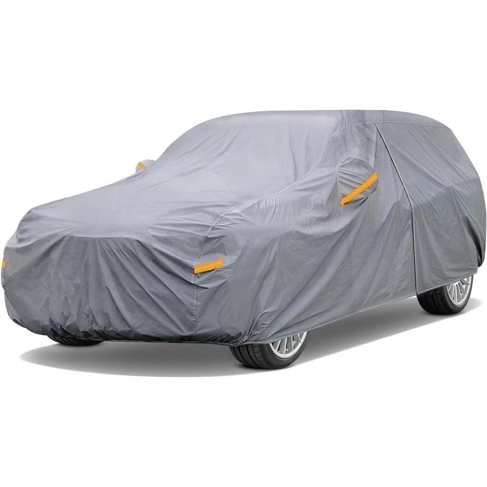 imageNilight Car Cover Waterproof All Weather fo SUV Heavy Duty Outdoor Full Cover Rain Sun UV Protection with Zipper Cotton Extra Thick Car CoversUniversal Fit for SUV JeepLength 182quot to 190quotA5 Fit Suv JeepLength 182 To 190