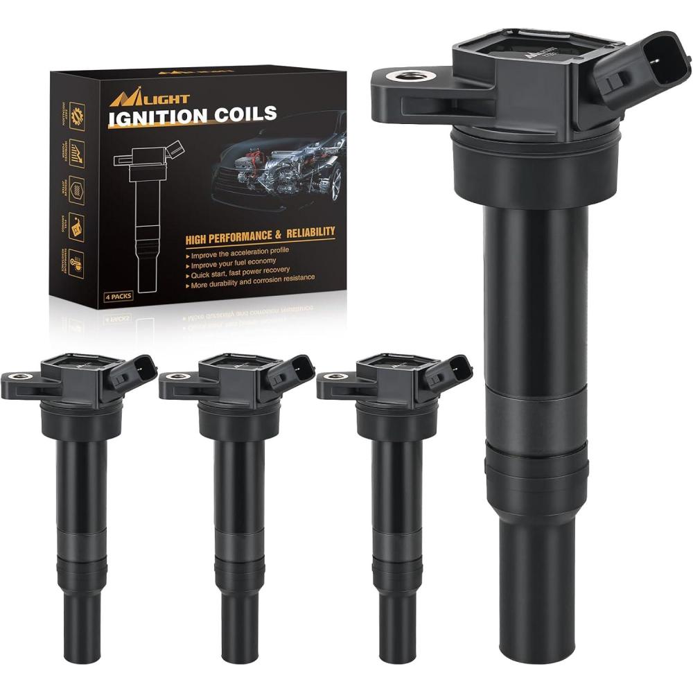 imageNilight Ignition Coil Pack UF413 Fit for Chevy Silverado 1500 2500 HD Tahoe Suburban Avalanche Express Corvette Camaro Impala GMC Yukon Cadillac Escalade Pontiac 53 60L V8 EngineOE 126114248 PcsFit HYUNDAIKIA 20112020