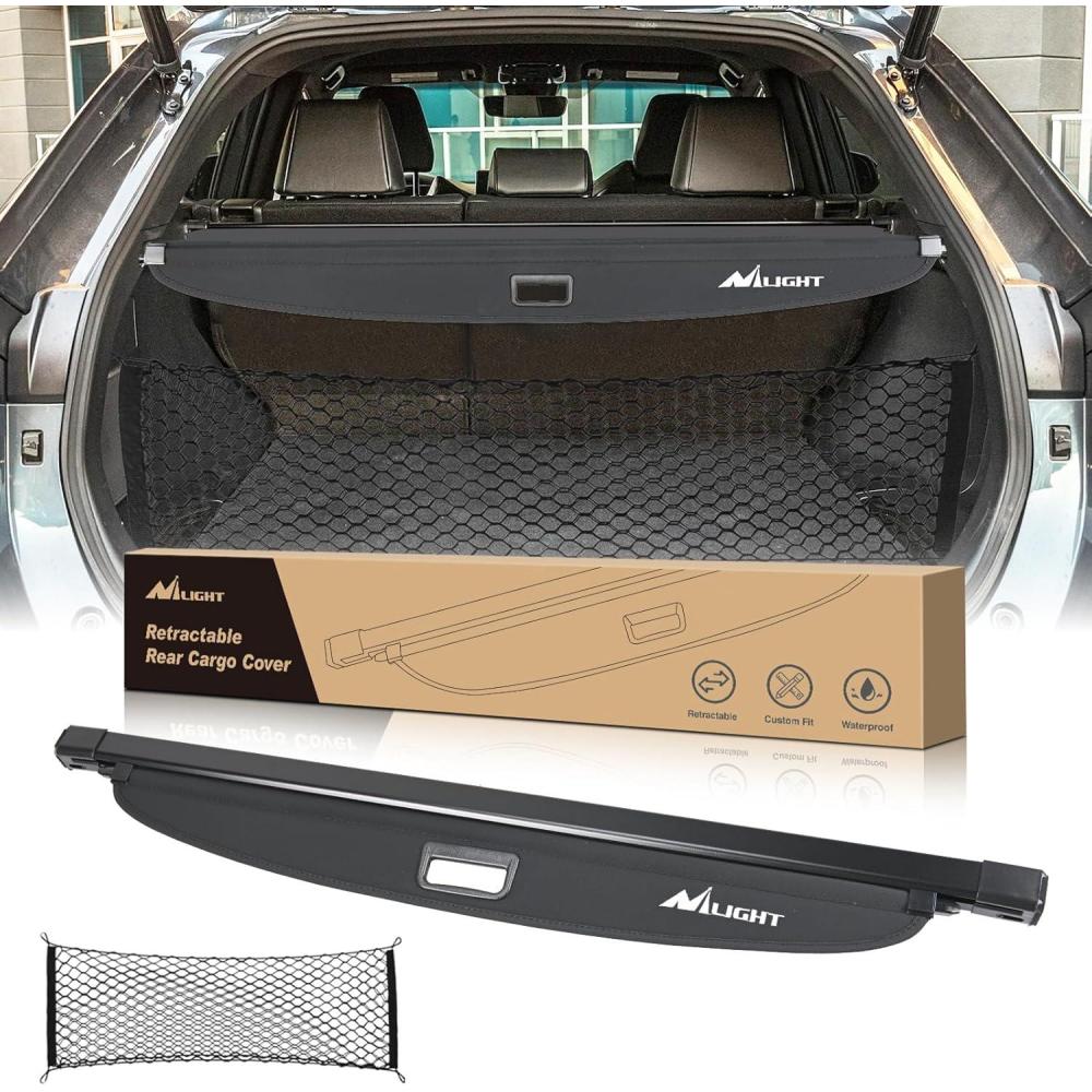 imageNilight Trunk Cargo Cover for Audi Q5 2018 2019 2020 2021 2022 2023 2024 Retractable Security Shade Rear Cargo Cover with Trunk Storage Net20212024 Toyota Venza