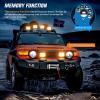 imageNilight 2PCS 4Inch 60W LED Pods Spot Flood Amber White Light Bar Strobe 6 Modes Memory Function OffRoad Truck Car ATV SUV Cabin Boat with 16AWG Wiring Harness Kit2 Lead 2 Years WarrantyAmberWhite 6 Modes
