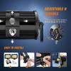 imageNilight 2PCS 4Inch 60W LED Pods Spot Flood Amber White Light Bar Strobe 6 Modes Memory Function OffRoad Truck Car ATV SUV Cabin Boat with 16AWG Wiring Harness Kit2 Lead 2 Years WarrantyAmberWhite 6 Modes