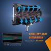 imageNilight 2PCS 4Inch 60W LED Pods Spot Flood Amber White Light Bar Strobe 6 Modes Memory Function OffRoad Truck Car ATV SUV Cabin Boat with 16AWG Wiring Harness Kit2 Lead 2 Years WarrantySide Shooter Light