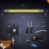imageNilight 30 Inch LED Light Bar DRL 240W 24800LM AntiGlare Flood Spot Offroad LED Driving Light IP68 w 12AWG DT Connector Wiring Harness for Pickup Truck SUV ATV UTV Boat 4x4 JeepWhite DRL