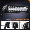imageNilight 30 Inch LED Light Bar DRL 240W 24800LM AntiGlare Flood Spot Offroad LED Driving Light IP68 w 12AWG DT Connector Wiring Harness for Pickup Truck SUV ATV UTV Boat 4x4 JeepBlack