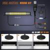 imageNilight 30 Inch LED Light Bar DRL 240W 24800LM AntiGlare Flood Spot Offroad LED Driving Light IP68 w 12AWG DT Connector Wiring Harness for Pickup Truck SUV ATV UTV Boat 4x4 JeepWhite DRL