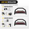 imageNilight Bull Bar with Light BarampampLicense Plate Hole Compatible for Ford F150 F150 20042023 Truck Brush Guard Front Bumper Push Bar wGrille Skid Plate Light MountFor Ford Ranger 20192023