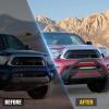 imageNilight Bull Bar with Light BarampampLicense Plate Hole Compatible for Ford F150 F150 20042023 Truck Brush Guard Front Bumper Push Bar wGrille Skid Plate Light MountFor Toyota Tacoma 20052015