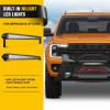 imageNilight Bull Bar with Light BarampampLicense Plate Hole Compatible for Ford F150 F150 20042023 Truck Brush Guard Front Bumper Push Bar wGrille Skid Plate Light MountFor Ford Ranger 20192023