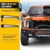 imageNilight Bull Bar with Light Compatible with Nissan Frontier 20052020 Tow Hooks Must be Removed Front Bumper Grille Brush Push Guard with Skid Plate Licence Hole BlackFor Ford F150 20042023