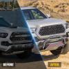 imageNilight Bull Bar with Light Compatible with Nissan Frontier 20052020 Tow Hooks Must be Removed Front Bumper Grille Brush Push Guard with Skid Plate Licence Hole BlackFor Toyota Tacoma 20162023