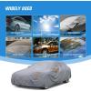 imageNilight Car Cover Waterproof All Weather fo SUV Heavy Duty Outdoor Full Cover Rain Sun UV Protection with Zipper Cotton Extra Thick Car CoversUniversal Fit for SUV JeepLength 182quot to 190quotA3 Fit SedanLength 194 To 208