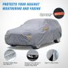 imageNilight Car Cover Waterproof All Weather fo SUV Heavy Duty Outdoor Full Cover Rain Sun UV Protection with Zipper Cotton Extra Thick Car CoversUniversal Fit for SUV JeepLength 182quot to 190quotA6 Fit Suv JeepLength 191 To 200