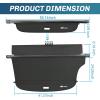 imageNilight Cargo Cover Fit for Subaru Outback 2020 2021 2022 2023 2024 2025 Retractable Privacy Security Shield Shade Rear Trunk Cover with Trunk Storage Net20102014 Subaru Outback