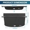 imageNilight Cargo Cover Fit for Subaru Outback 2020 2021 2022 2023 2024 2025 Retractable Privacy Security Shield Shade Rear Trunk Cover with Trunk Storage Net20202025 Subaru Outback