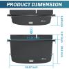 imageNilight Cargo Cover Fit for Toyota RAV4 2019 2020 2021 2022 2023 2024 2025 Retractable Privacy Security Shield Shade Rear Trunk Cover with Trunk Storage Net20182024 Volkswagen Tiguan