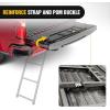 imageNilight Foldable Truck Tailgate Ladder for Pickup with Aluminum Step Grip Plates Replaceable Rubber Feet ampamp Stainless Steel Self Drilling Hex Screws for Easy Installation 2 Year Warranty
