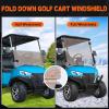 imageNilight Golf Cart Windshield for Front Window Foldable Windproof UV Protection Compatible with Club Car Precedent Gas or Electric 2004Up Scratch and Impact Resistant Clear AcrylicTintedClub Car Precedent 2004Up