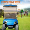 imageNilight Golf Cart Windshield for Front Window Foldable Windproof UV Protection Compatible with Club Car Precedent Gas or Electric 2004Up Scratch and Impact Resistant Clear AcrylicTintedYamaha Drive G29 20072016