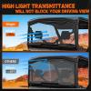 imageNilight Golf Cart Windshield for Front Window Foldable Windproof UV Protection Compatible with Club Car Precedent Gas or Electric 2004Up Scratch and Impact Resistant Clear AcrylicClearCanAm Defender 20162024