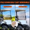 imageNilight Golf Cart Windshield for Front Window Foldable Windproof UV Protection Compatible with Club Car Precedent Gas or Electric 2004Up Scratch and Impact Resistant Clear AcrylicTintedYamaha Drive G29 20072016
