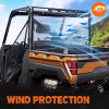 imageNilight Golf Cart Windshield for Front Window Foldable Windproof UV Protection Compatible with Club Car Precedent Gas or Electric 2004Up Scratch and Impact Resistant Clear AcrylicClearPolaris Ranger 20172025