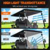 imageNilight Golf Cart Windshield for Front Window Foldable Windproof UV Protection Compatible with Club Car Precedent Gas or Electric 2004Up Scratch and Impact Resistant Clear AcrylicClearClub Car Precedent 2004Up