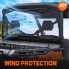 imageNilight Golf Cart Windshield for Front Window Foldable Windproof UV Protection Compatible with Club Car Precedent Gas or Electric 2004Up Scratch and Impact Resistant Clear AcrylicClearCanAm Defender 20162024