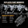 imageNilight Ignition Coil Pack UF413 Fit for Chevy Silverado 1500 2500 HD Tahoe Suburban Avalanche Express Corvette Camaro Impala GMC Yukon Cadillac Escalade Pontiac 53 60L V8 EngineOE 126114248 PcsFit ChevyGMC 20072018