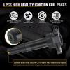 imageNilight Ignition Coil Pack UF413 Fit for Chevy Silverado 1500 2500 HD Tahoe Suburban Avalanche Express Corvette Camaro Impala GMC Yukon Cadillac Escalade Pontiac 53 60L V8 EngineOE 126114248 PcsFit HYUNDAIKIA 20112020