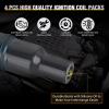imageNilight Ignition Coil Pack UF413 Fit for Chevy Silverado 1500 2500 HD Tahoe Suburban Avalanche Express Corvette Camaro Impala GMC Yukon Cadillac Escalade Pontiac 53 60L V8 EngineOE 126114248 PcsFit ToyotaLexus 20012012 4PCS