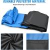imageNilight Motorcycle Cover All Season Universal Oxford Fabric with LockHole Waterproof Durable UV with Storage Bag ampamp Protective Reflective Strip Fits up to 96quot MotorcycleXXXL  116L x 43W x 55H
