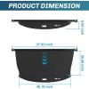 imageNilight Trunk Cargo Cover for Ford Escape 2013 2014 2015 2016 2017 2018 2019 Retractable Security Shade Rear Cargo Cover with Trunk Storage Net20202025 Kia Tellurid