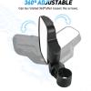 imageNilight UTV Side Mirrors Aluminum X3 Rear View Mirror Upgraded 360 Degree Adjustment Compatible with 2016 2017 2018 2019 2020 2021 2022 2023 Can Am Maverick Turbo RSide Mirror162 inch Round Roll Cage