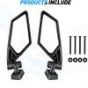 imageNilight UTV Side Mirrors Aluminum X3 Rear View Mirror Upgraded 360 Degree Adjustment Compatible with 2016 2017 2018 2019 2020 2021 2022 2023 Can Am Maverick Turbo RSide Mirror20162023 Maverick X3Aluminum 360