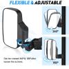 imageNilight UTV Side Mirrors Aluminum X3 Rear View Mirror Upgraded 360 Degree Adjustment Compatible with 2016 2017 2018 2019 2020 2021 2022 2023 Can Am Maverick Turbo RSide Mirror20152023 Polaris Ranger Pro Fit
