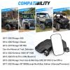 imageNilight UTV Side Mirrors Aluminum X3 Rear View Mirror Upgraded 360 Degree Adjustment Compatible with 2016 2017 2018 2019 2020 2021 2022 2023 Can Am Maverick Turbo RSide Mirror20152023 Polaris Ranger Pro Fit