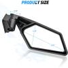 imageNilight UTV Side Mirrors Aluminum X3 Rear View Mirror Upgraded 360 Degree Adjustment Compatible with 2016 2017 2018 2019 2020 2021 2022 2023 Can Am Maverick Turbo RSide Mirror20162023 Maverick X3Aluminum
