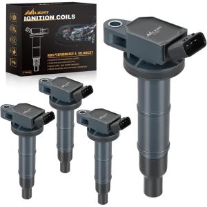 imageNilight Ignition Coil Pack UF413 Fit for Chevy Silverado 1500 2500 HD Tahoe Suburban Avalanche Express Corvette Camaro Impala GMC Yukon Cadillac Escalade Pontiac 53 60L V8 EngineOE 126114248 PcsFit ToyotaLexus 20012012 4PCS
