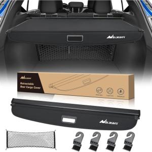 imageNilight Trunk Cargo Cover for Audi Q5 2018 2019 2020 2021 2022 2023 2024 Retractable Security Shade Rear Cargo Cover with Trunk Storage Net20182024 Nissan Kicks