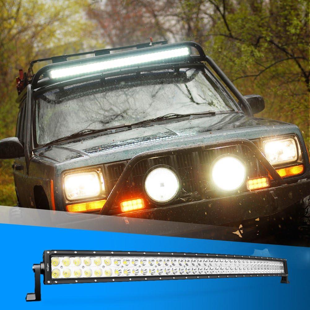 imageLED Light Bar Nilight 42Inch 240W Curved LED Work Light Spot Flood Combo LED Lights Led Bar Driving Fog Lights Jeep Off Road Lights 2 Years Warranty